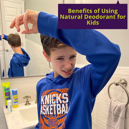 Benefits of Using Natural Deodorant for Kids