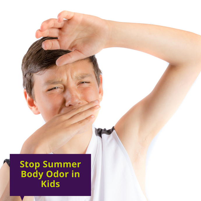 Stop Summer Body Odor in Kids