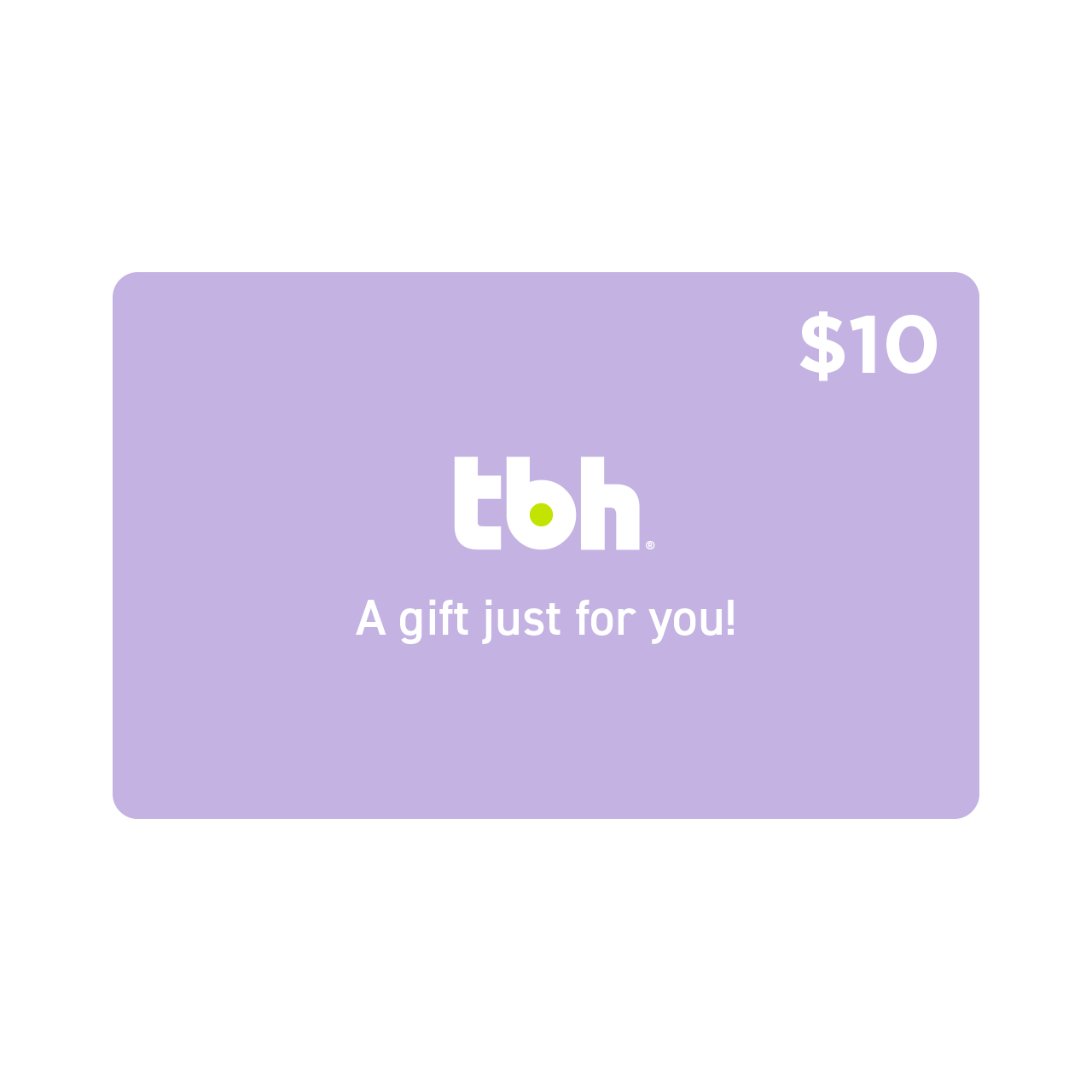 tbh® kids e-gift card