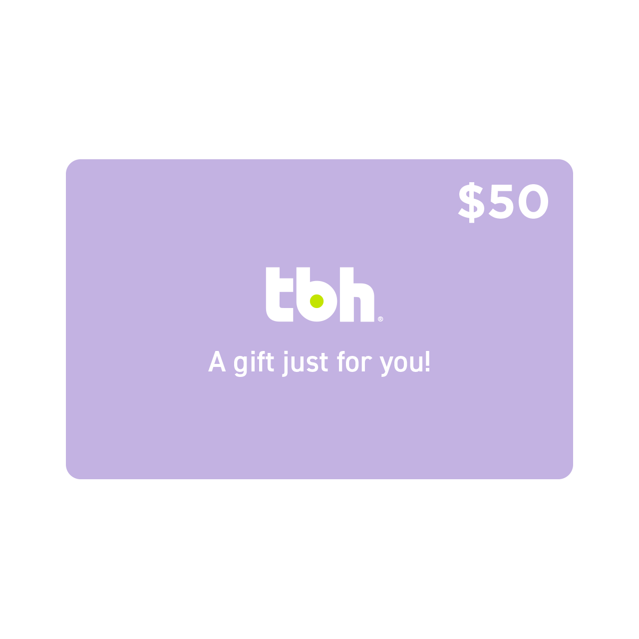 tbh® kids e-gift card