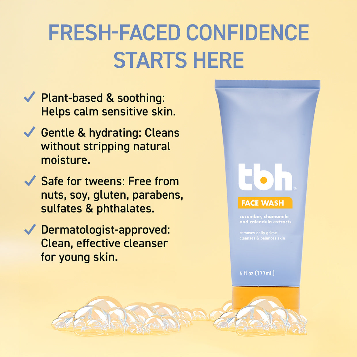 tbh® kids gentle face cleanser