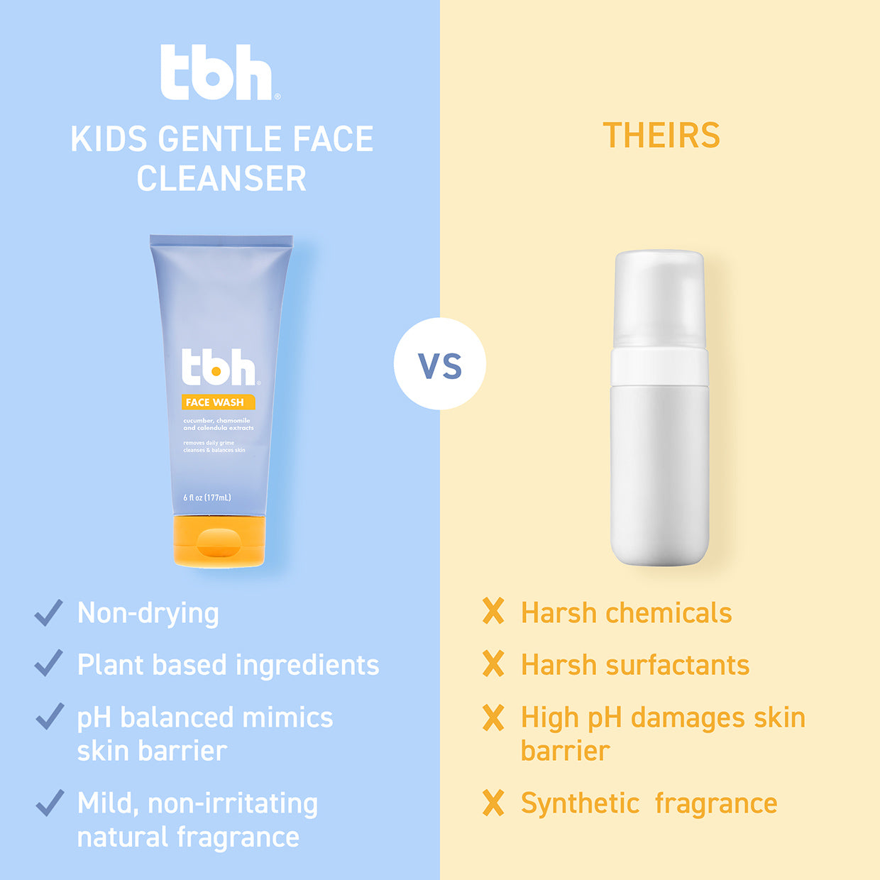 tbh® kids gentle face cleanser